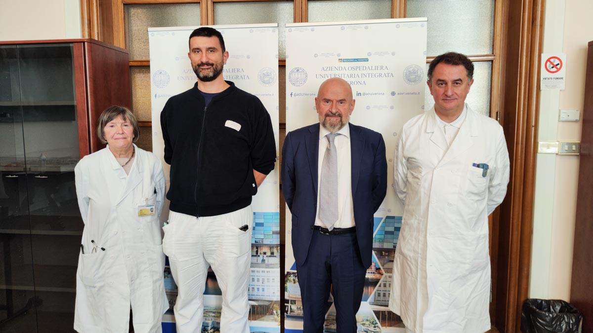 Pneumologia. Da sinistra Festi, Maresca, Bravi e Micheletto