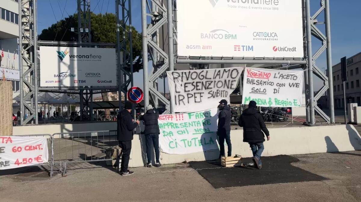 Protesta agricoltori Fieragricola