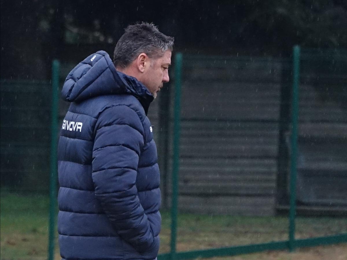 Riccardo Allegretti, allenatore Clivense. Foto Renzo Udali
