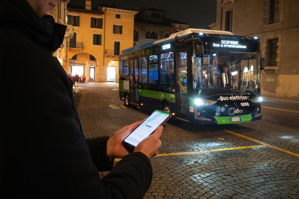 Scipione bus a chiamata Verona Atv