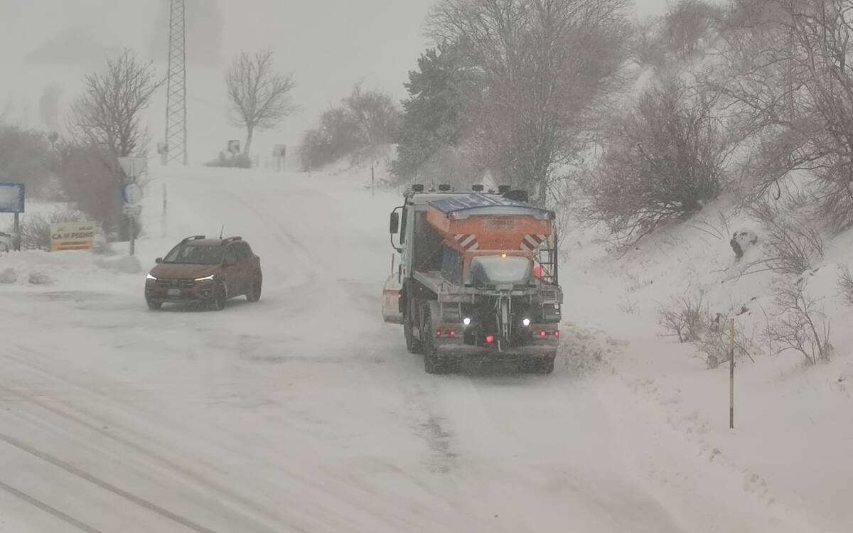 Spalaneve in azione a San Giorgio.