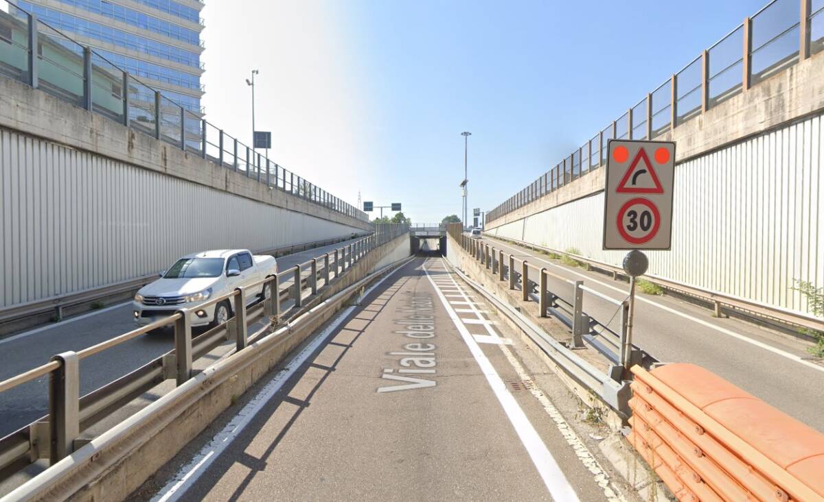 Al centro il tratto di Viale Nazioni che verrà chiuso per una settimana.