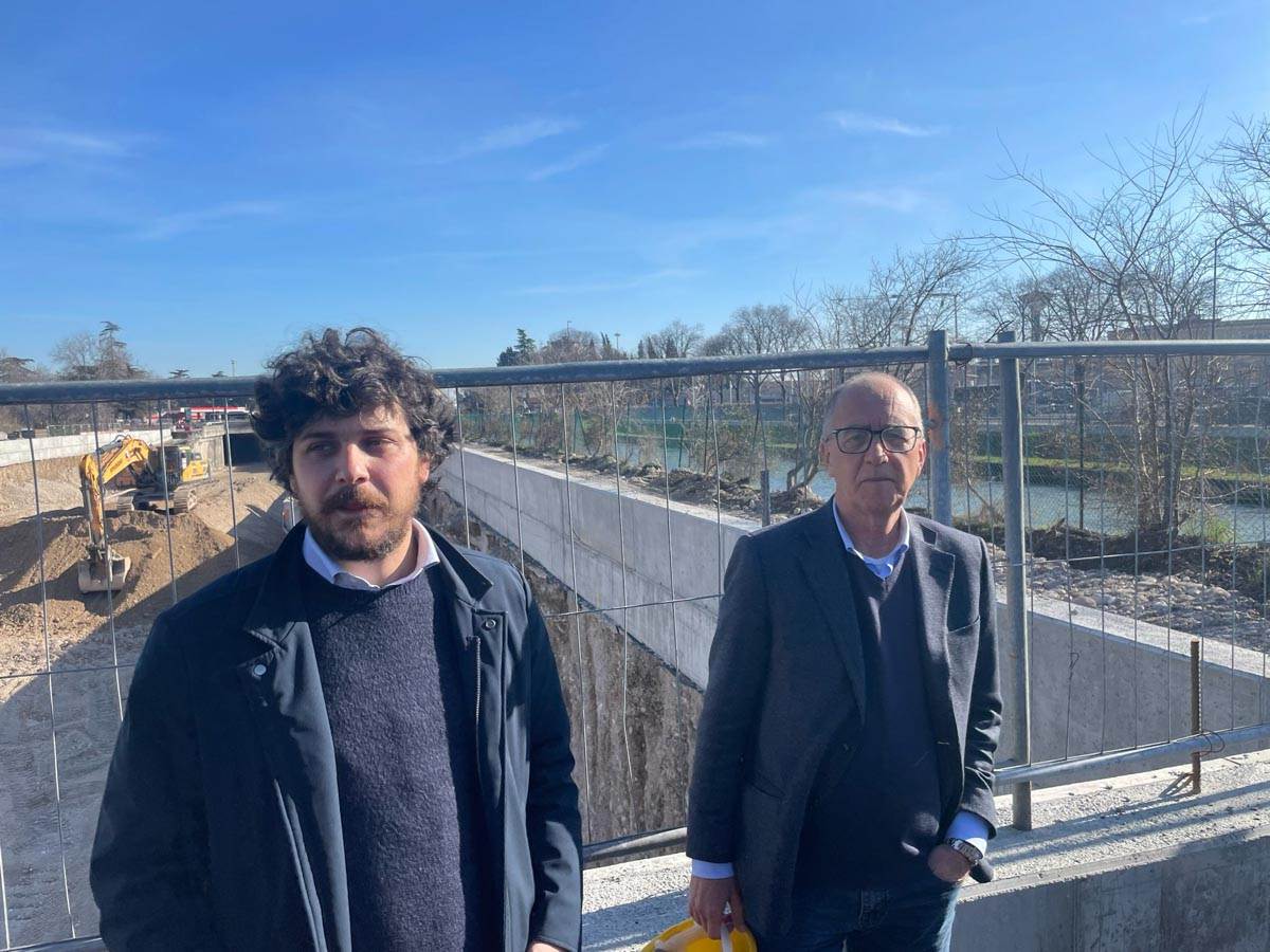 Cantiere filobus via Città di Nimes - aggiornamento - Tommaso Ferrari e Giuseppe Mazza