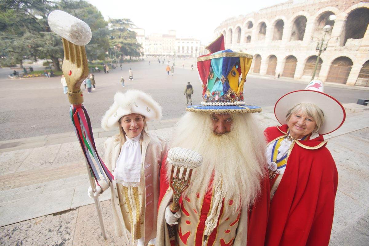 Carnevale di Verona 2024 - presentazione (2) Papà del Gnoco