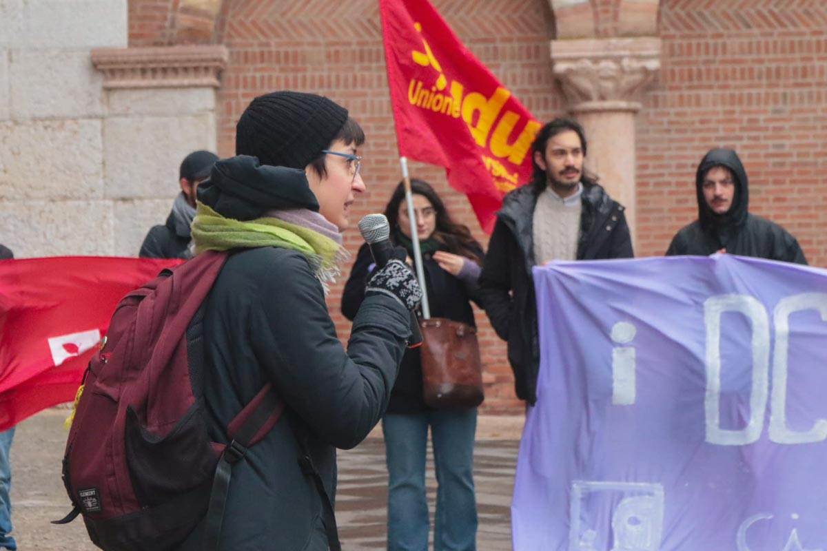 Manifestazione Udu Verona