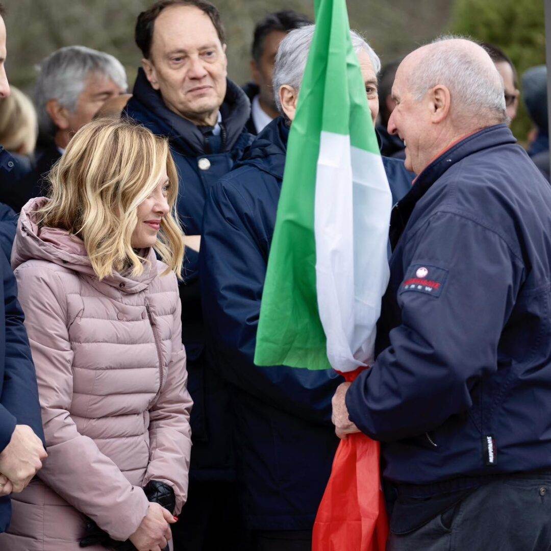 Giorgia Meloni Giorno del ricordo treno