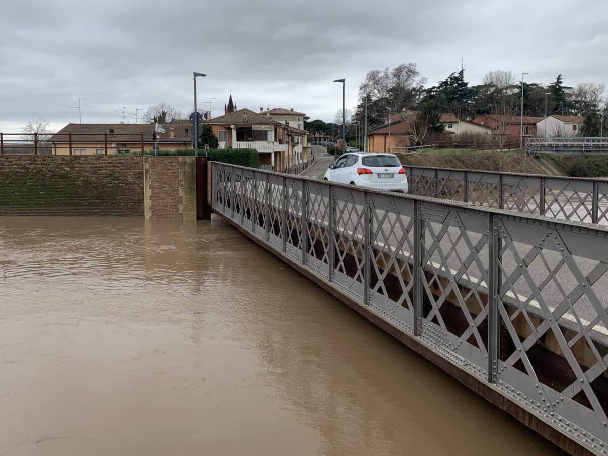 San Bonifacio - ponte della Motta - viabilità ripristinata