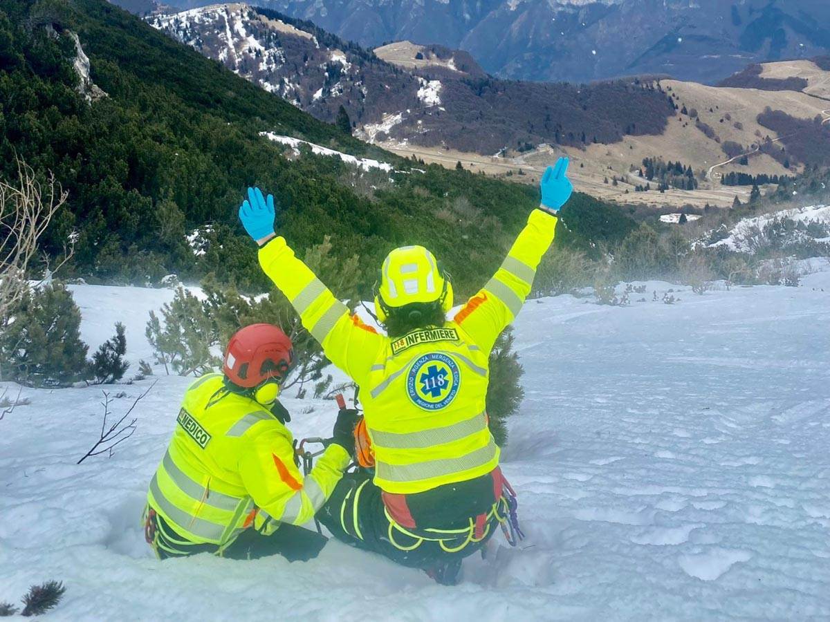Soccorso Alpino Monte Baldo - vallone Osanna