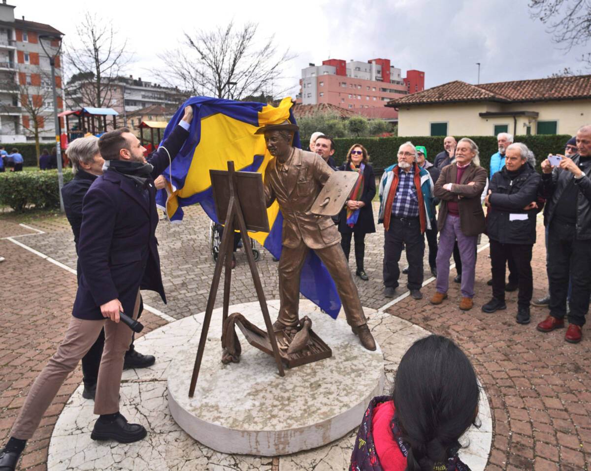 statua angelo dall'oca bianca via Selinute borgo nuovo