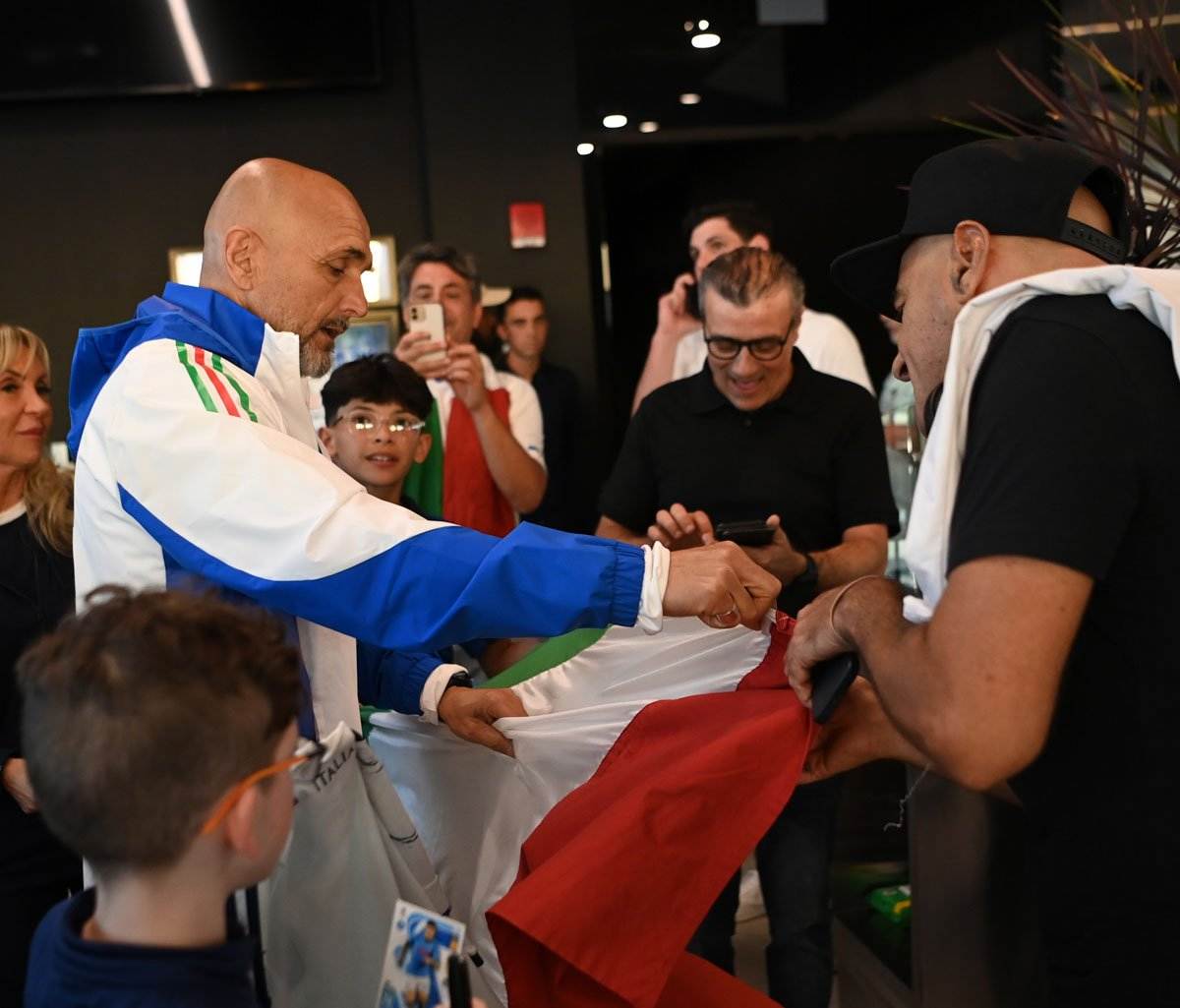 L'incontro della Nazionale con i tifosi a Miami. Photo by Claudio Villa/Getty Images