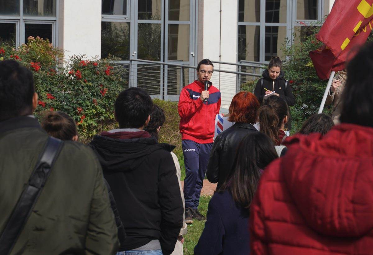 Protesta studenti borse di studio - 07.03.2024
