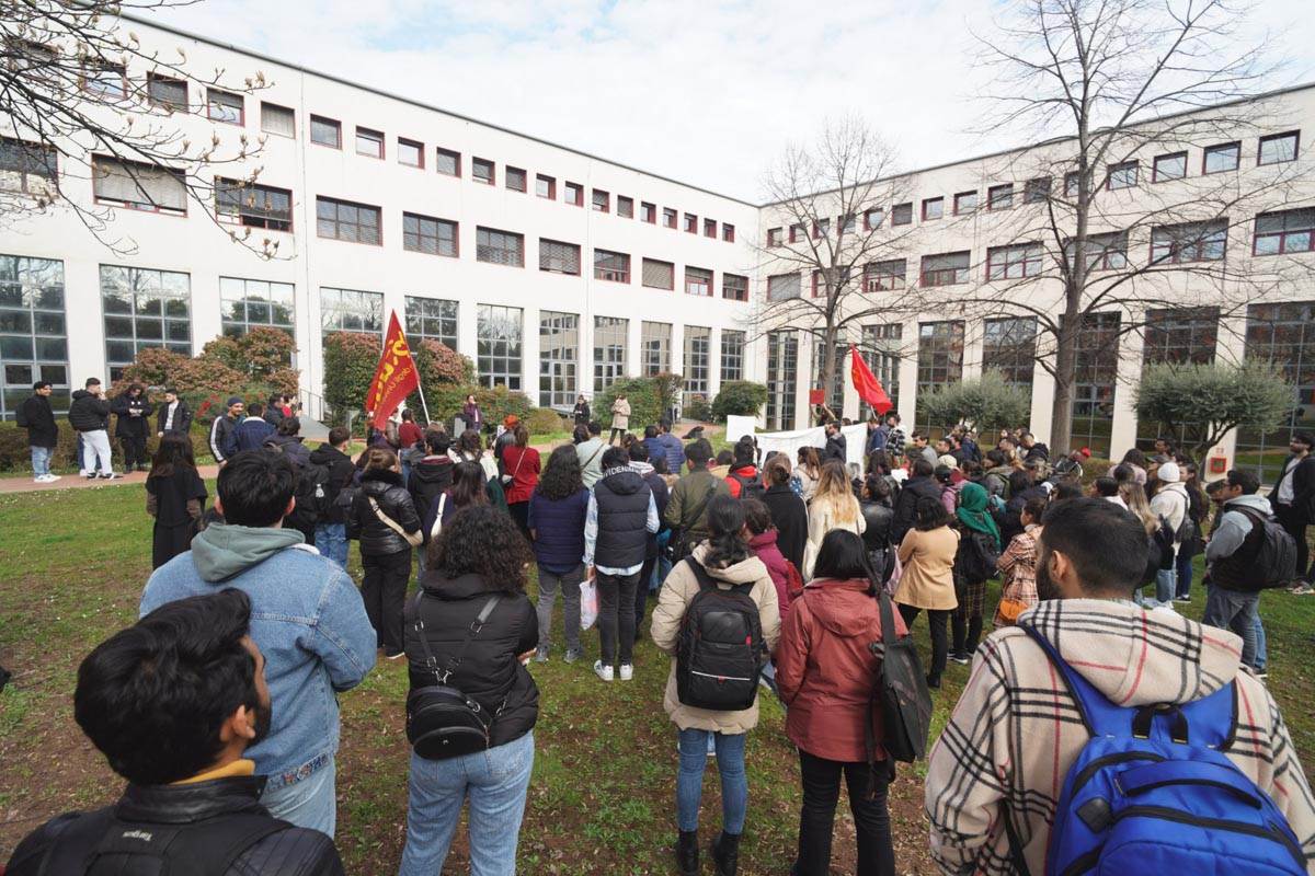 Protesta studenti borse di studio - 07.03.2024