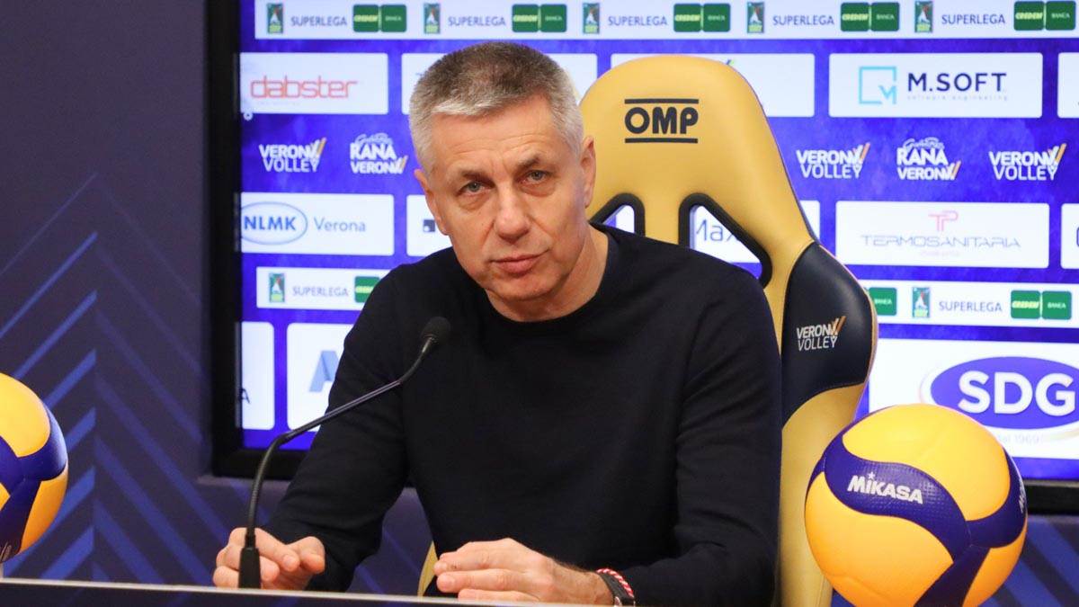 Rana Verona - Coach Stoytchev - Foto Verona Volley