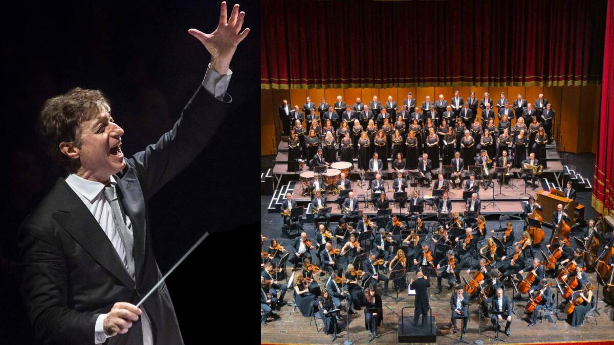 Roberto Abbado (Foto Yasuko Kageyama) e Orchestra Fondazione Arena (Foto Ennevi)