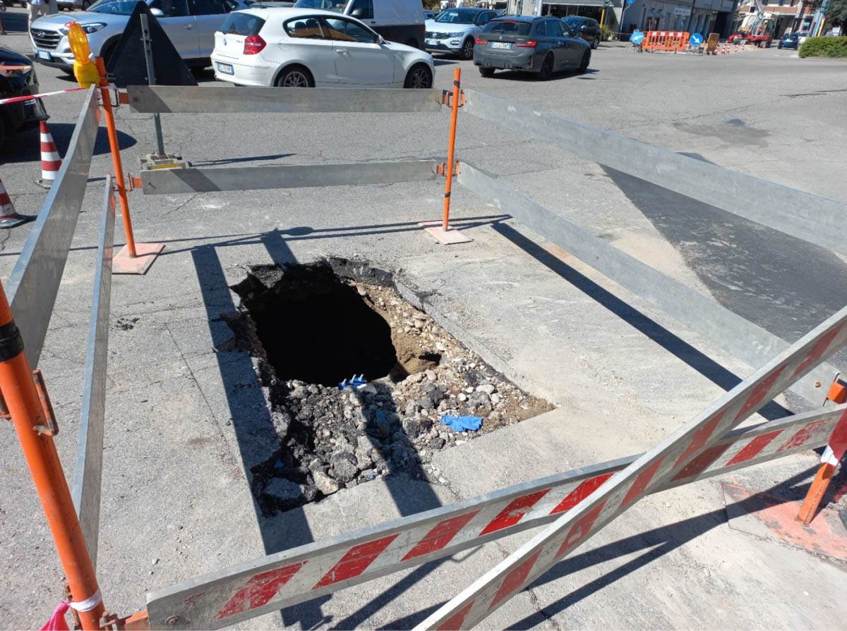 Via Polveriera Vecchia - cedimento