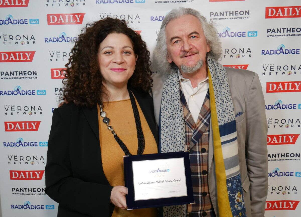 Antonio Giarola Linda Tavellin International Salieri Circus Award Radio Adige TV