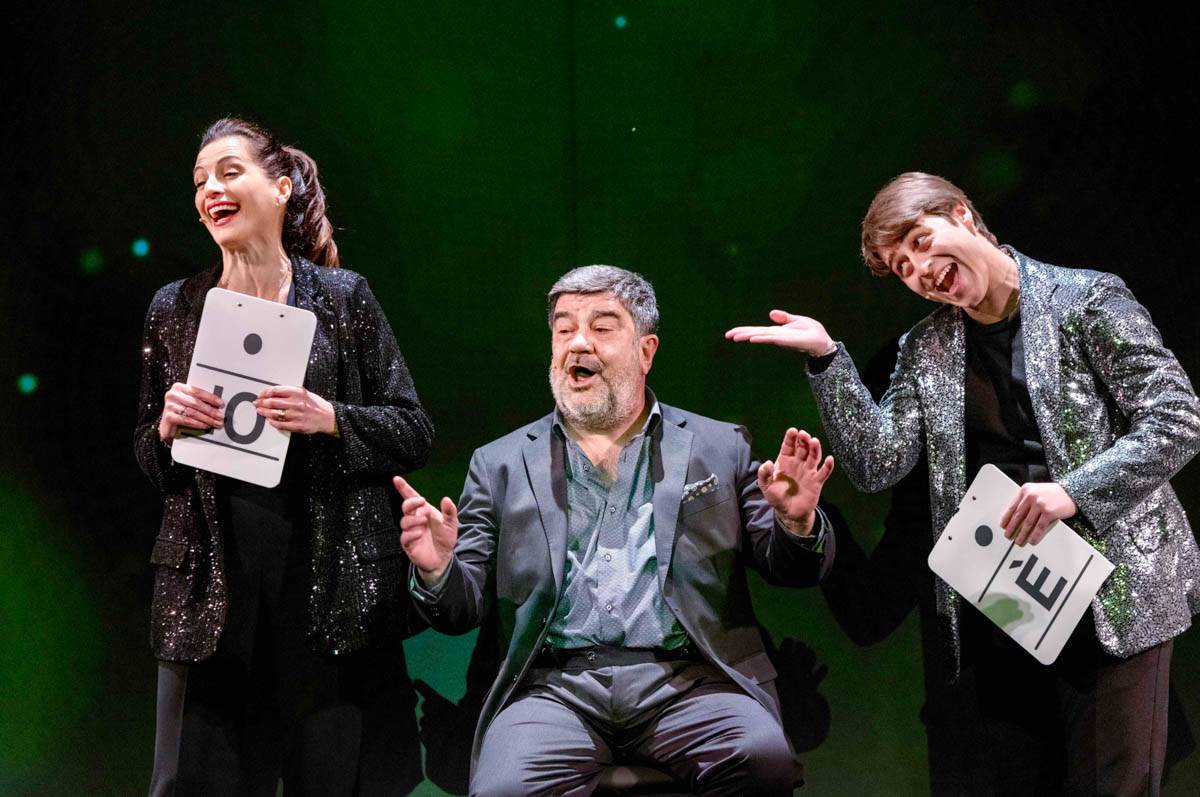 Eleonora Ivone, Francesco Pannofino, Andrea Pannofino - Foto Salvatore Pastore