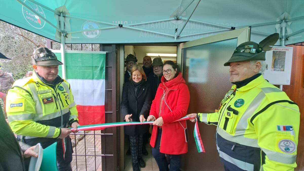 inaugurazione studio medico penne nere borgo venezia ana verona alpini