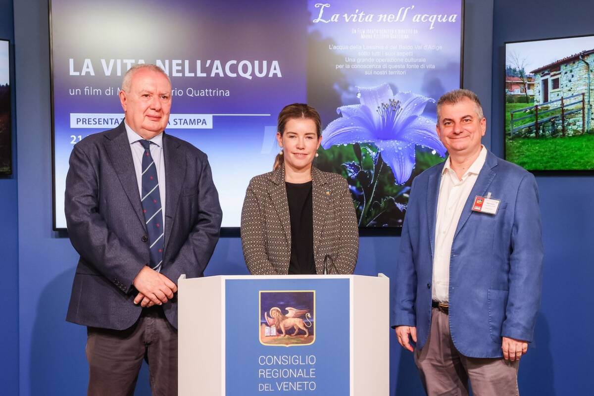 La vita nell'acqua Alessandra Sponda docufilm Mario Vittorio Quattrina