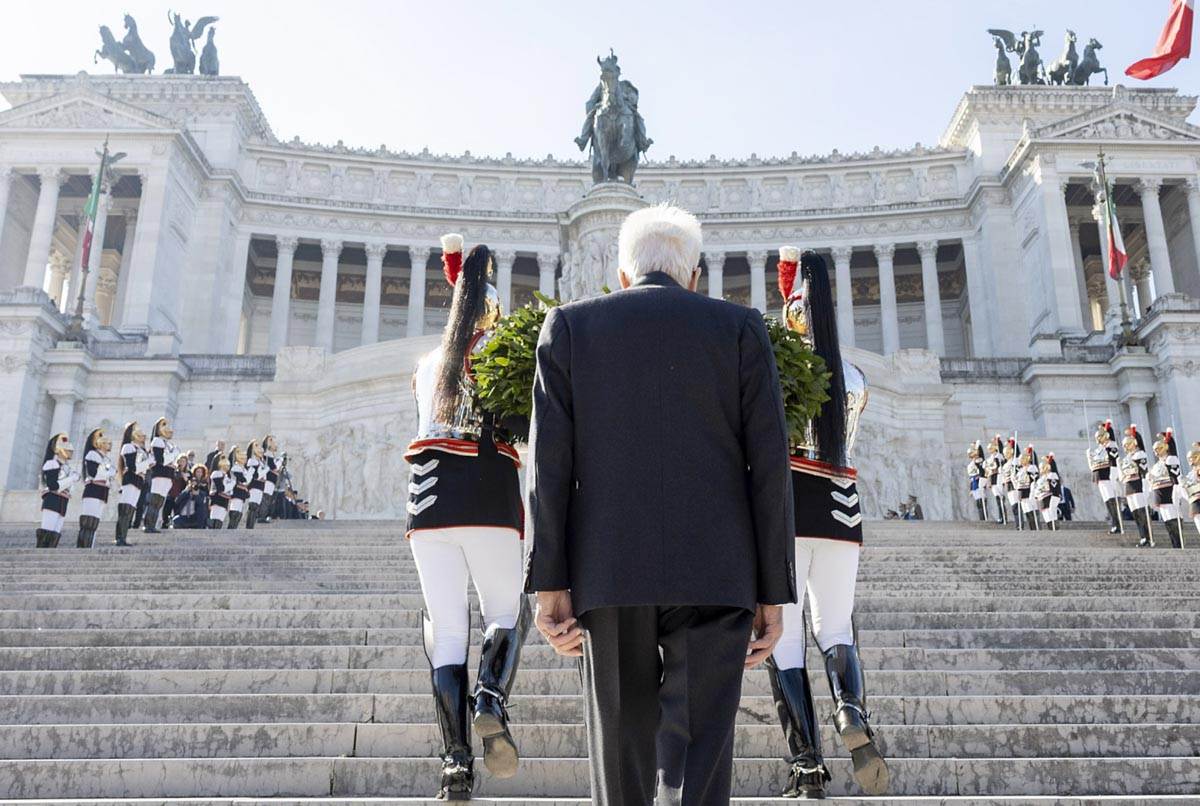 mattarella altare della patria