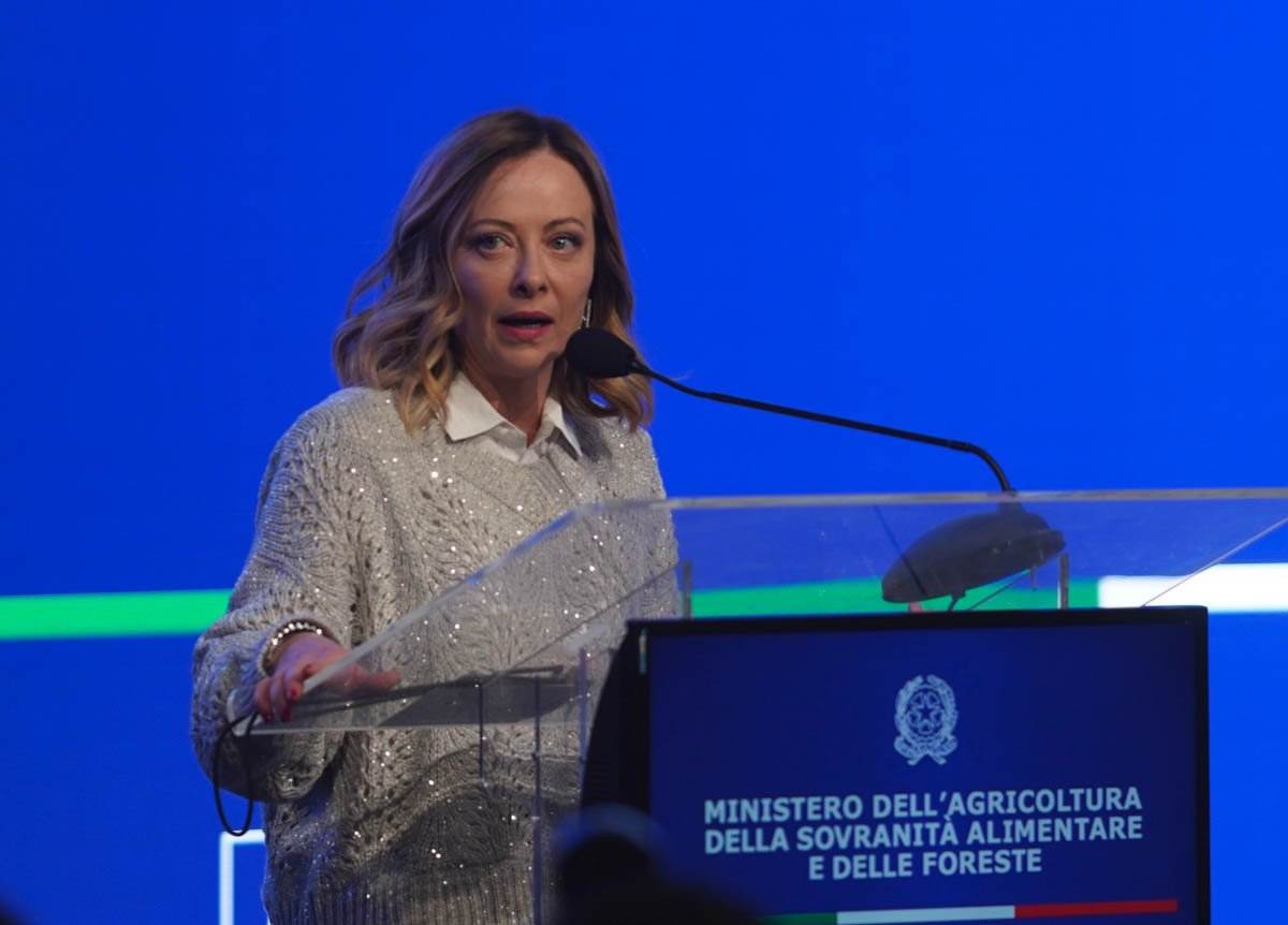 Giorgia Meloni a Vinitaly 2024