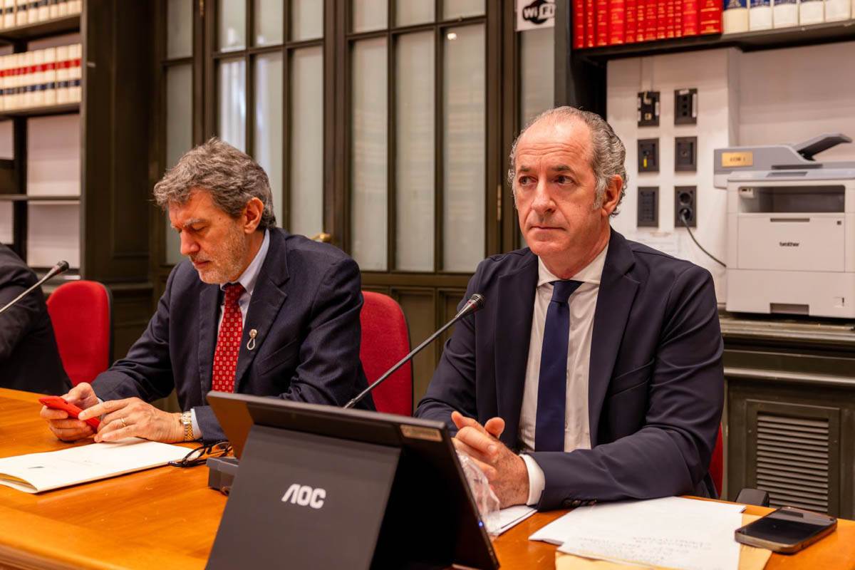 Luca Zaia in commissione affari costituzionali alla Camera