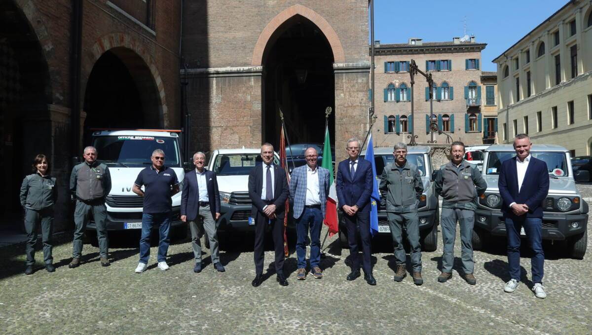 Nuovi mezzi polizia provinciale peste suina