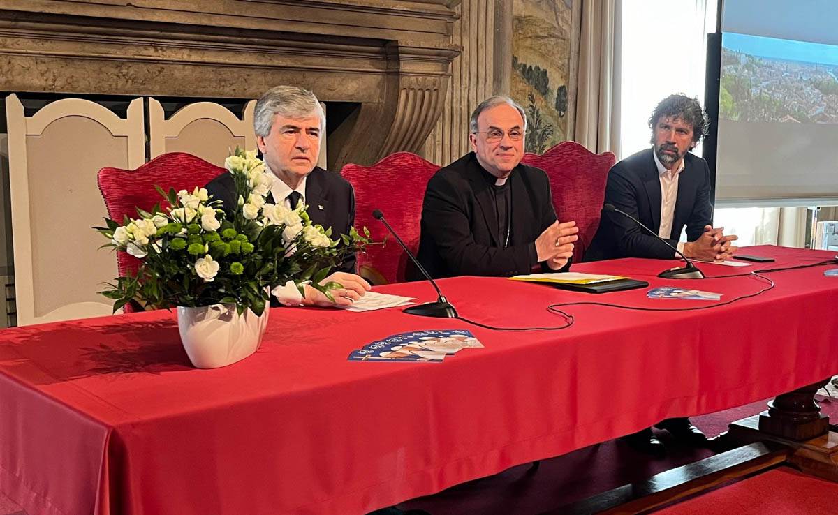 Presentazione visita Papa Francesco a Verona - mazzi - pompili - tommasi