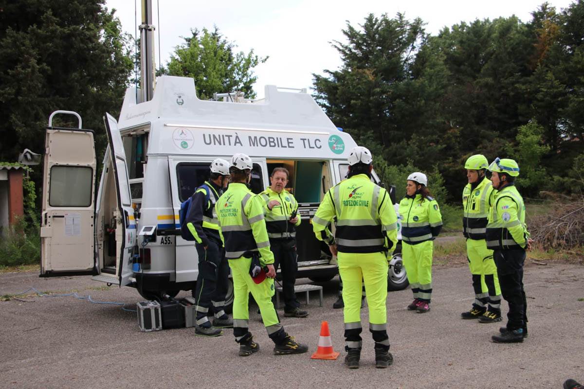 Protezione Civile Ana - esercitazione Idra 2024