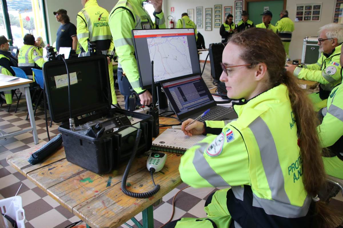 Protezione Civile Ana - esercitazione Idra 2024