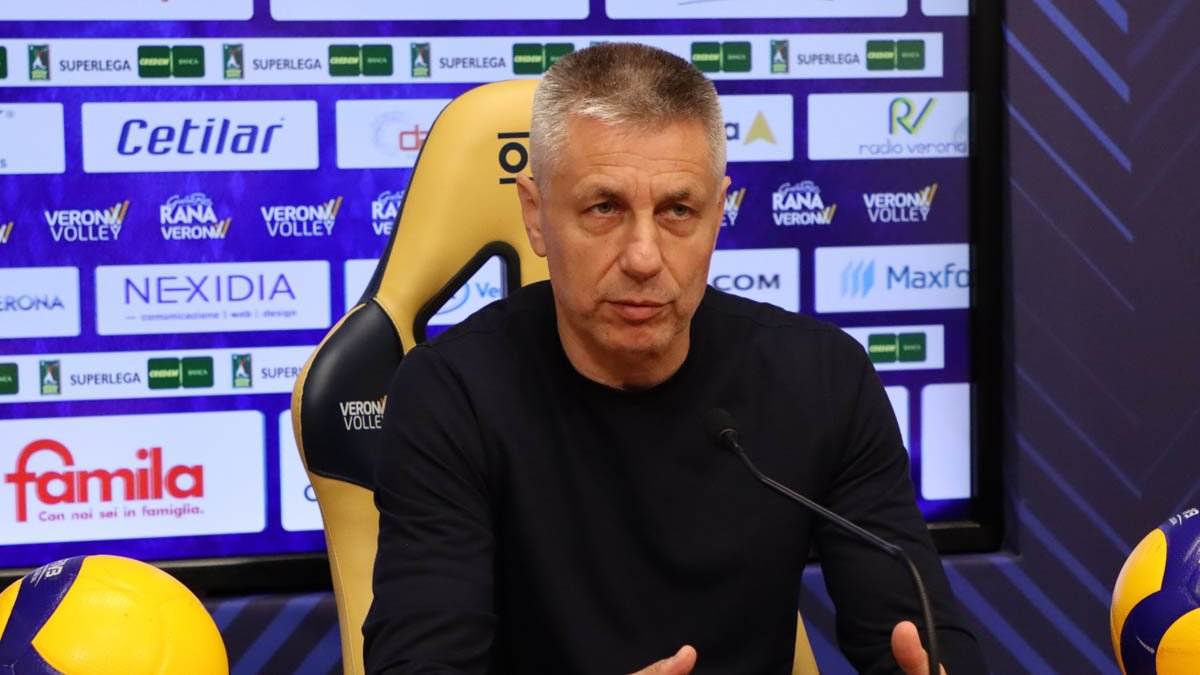 Rana Verona verso Piacenza - Coach Stoytchev - Foto Verona Volley