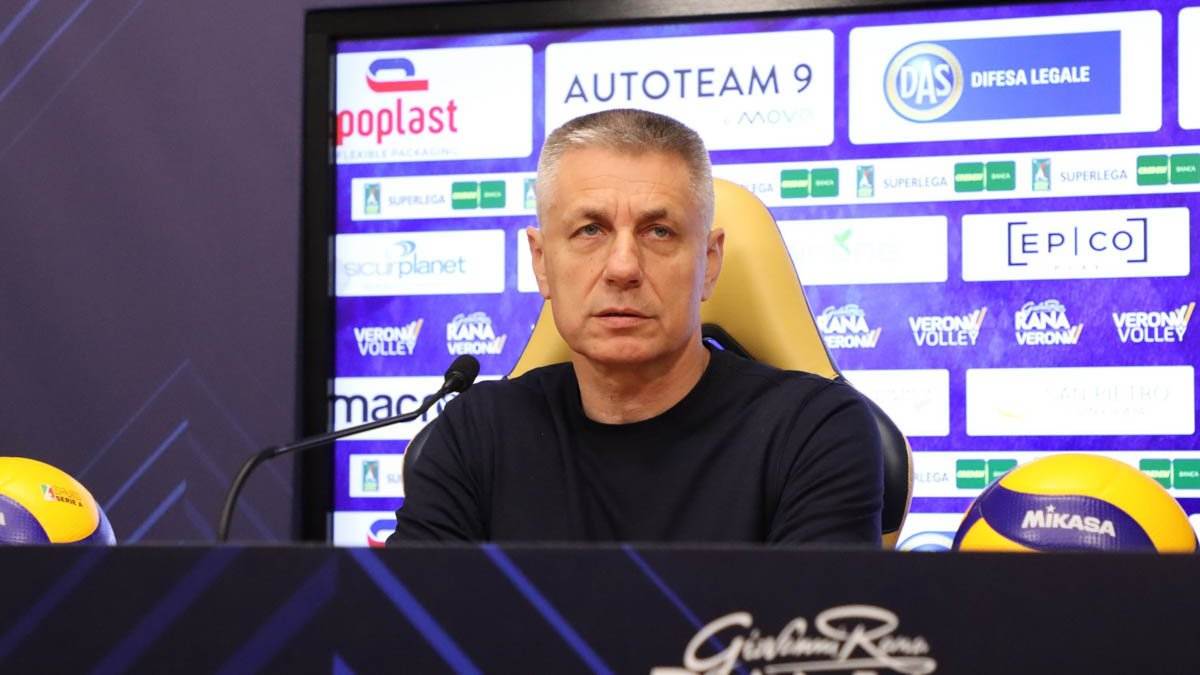 Rana Verona pre partita Civitanova - Coach Stoytchev
