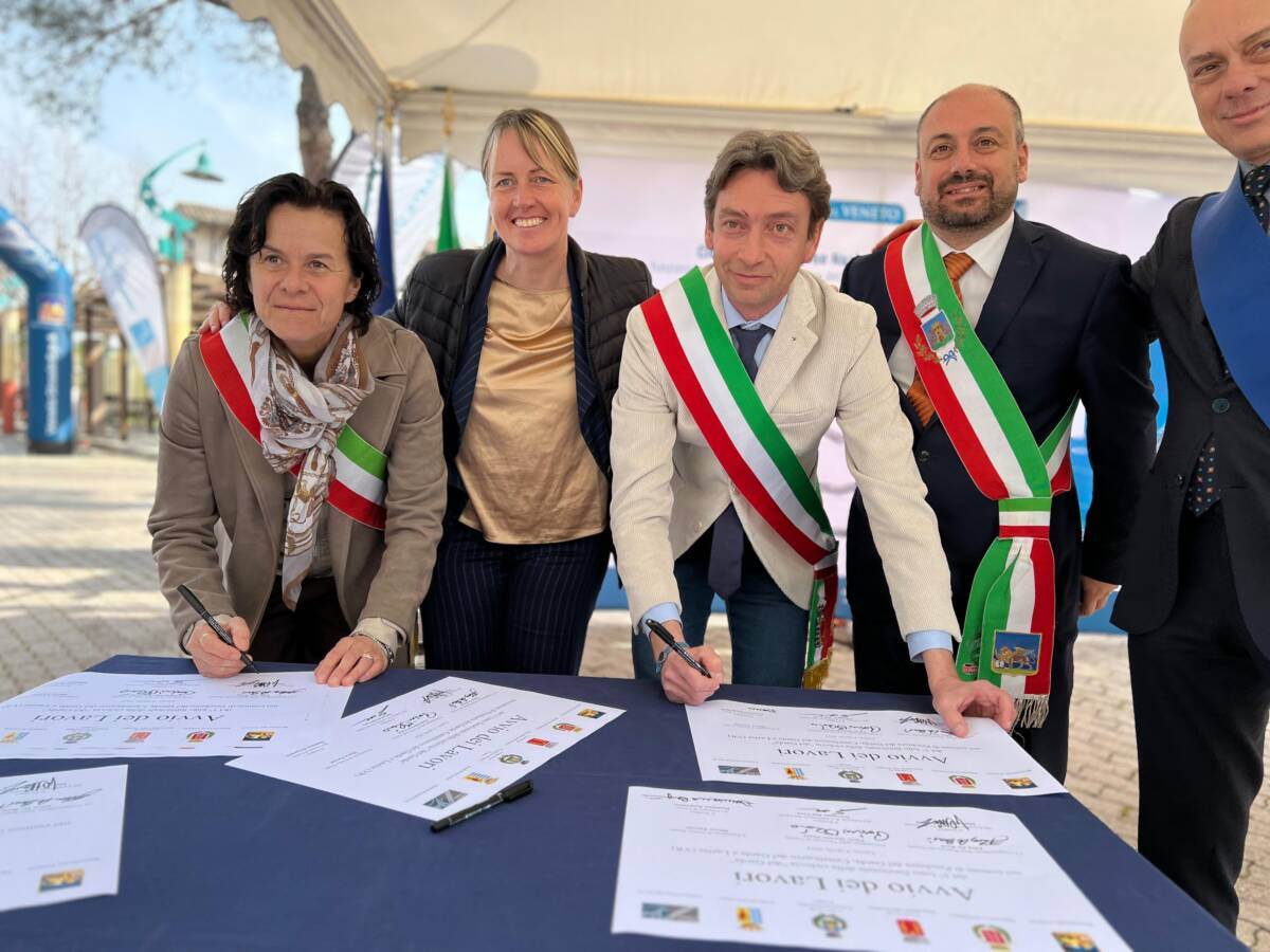 ciclovia del garda avvio dei lavori