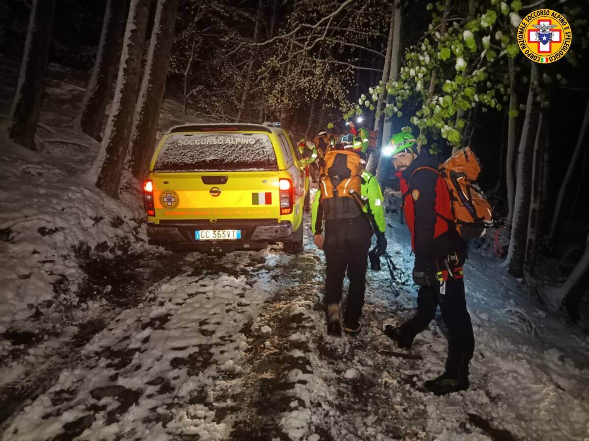 soccorso alpino monte baldo neve ipotermia