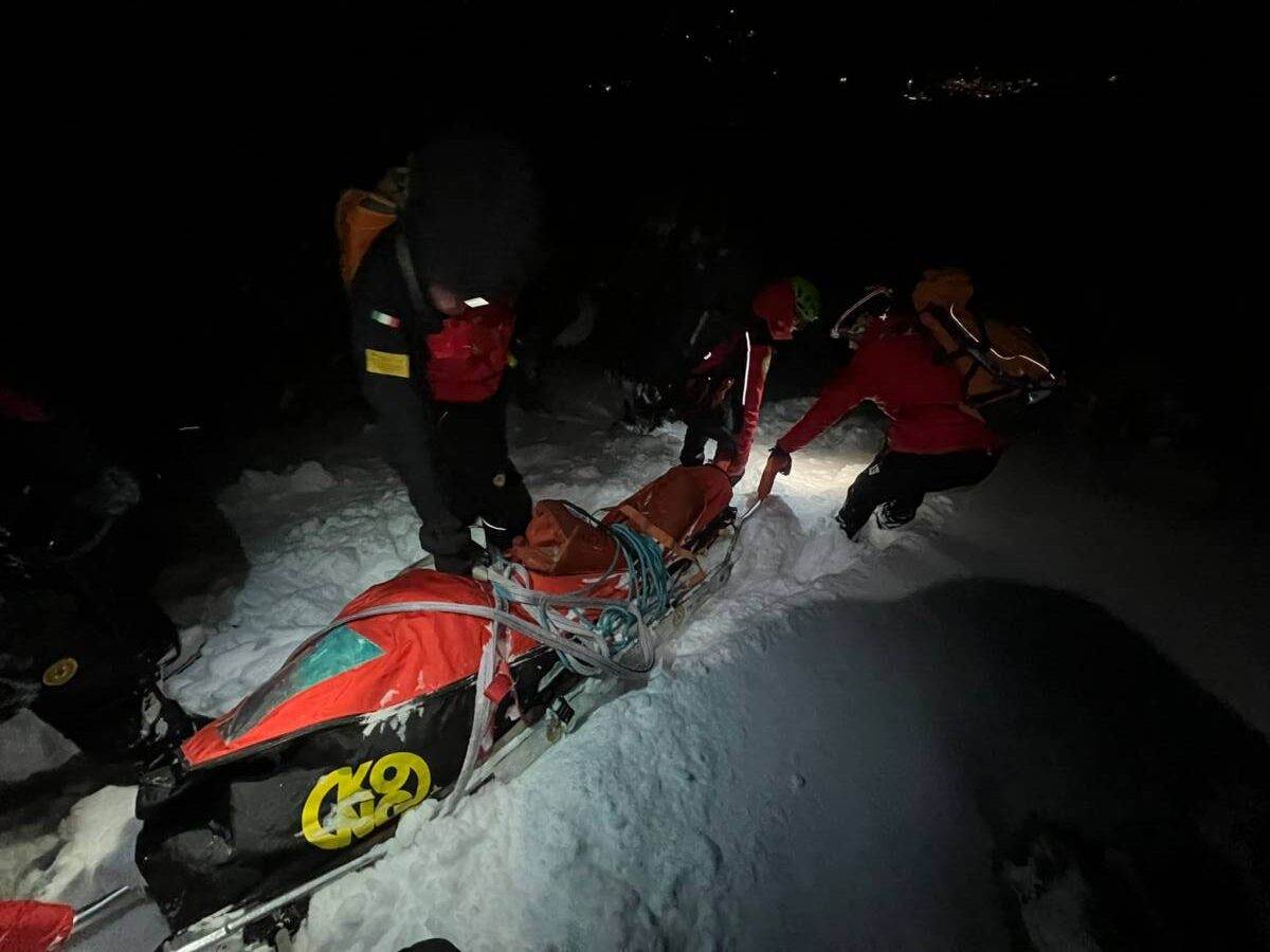 soccorso alpino monte baldo neve ipotermia
