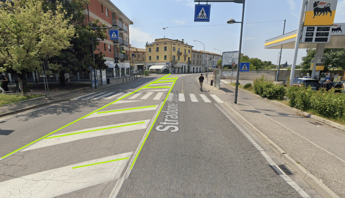 stradone santa lucia via roveggia viale piave