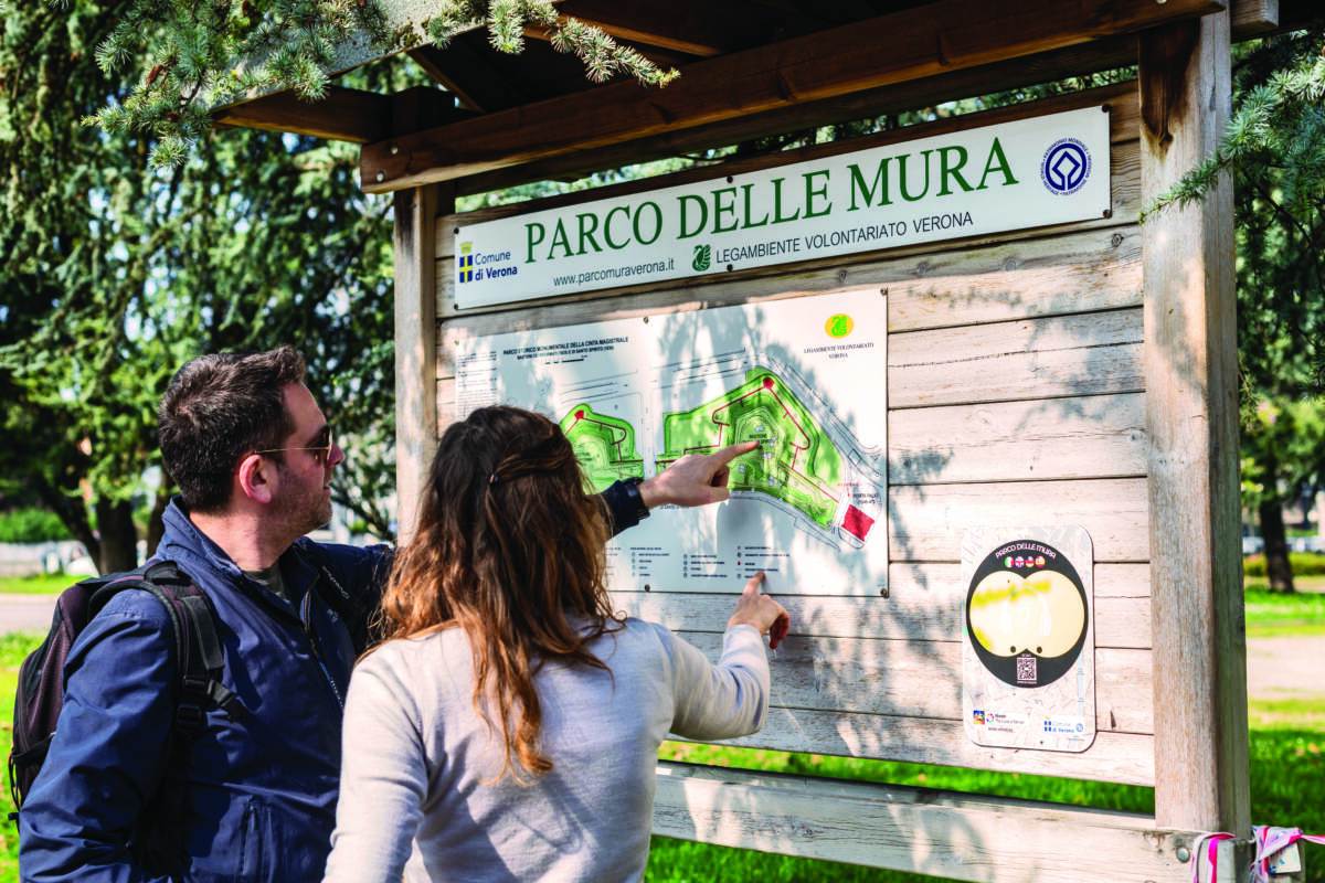 trekking urbano parco delle mura