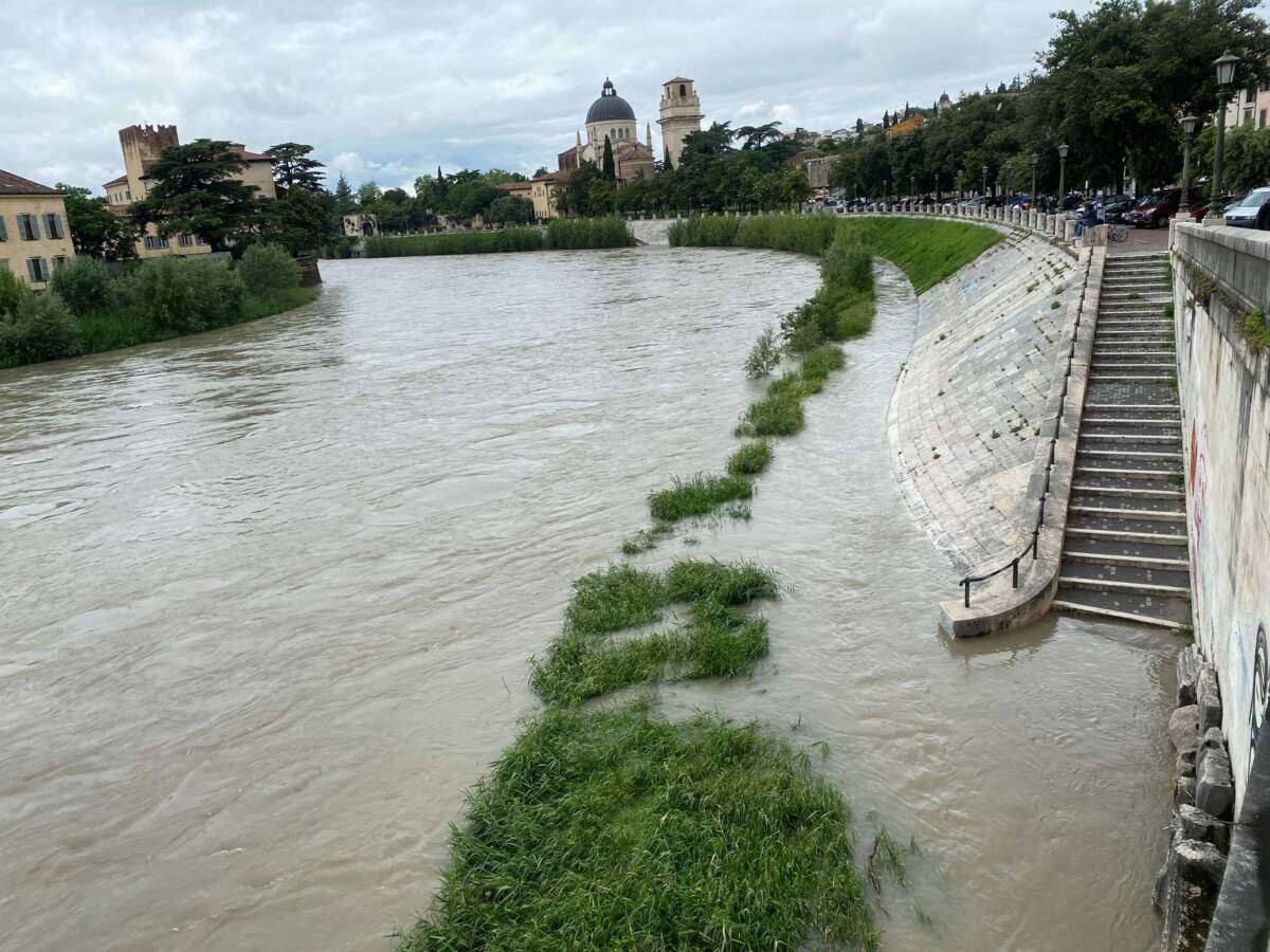 Adige maltempo temporale pioggia