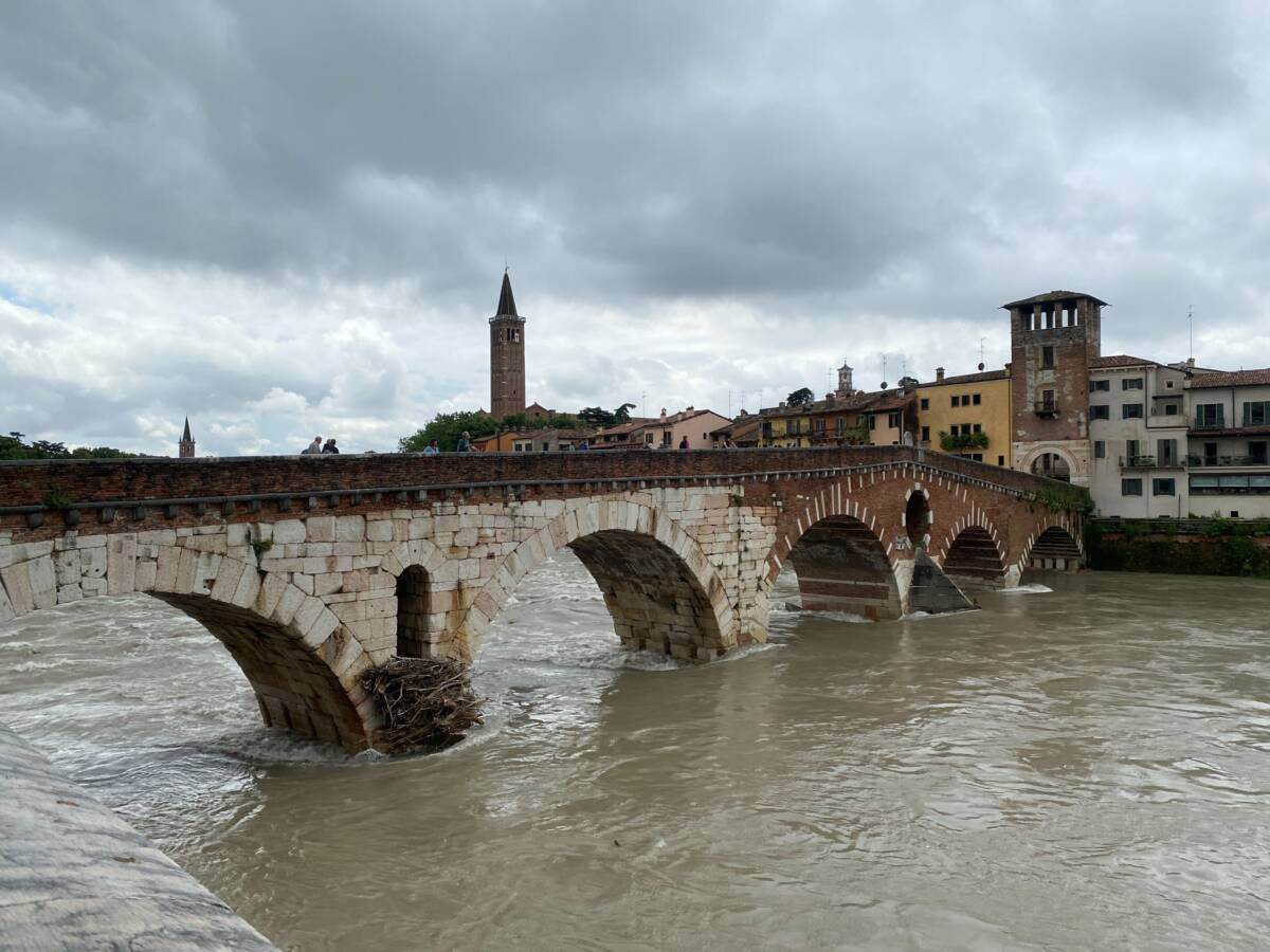 Adige maltempo temporale pioggia