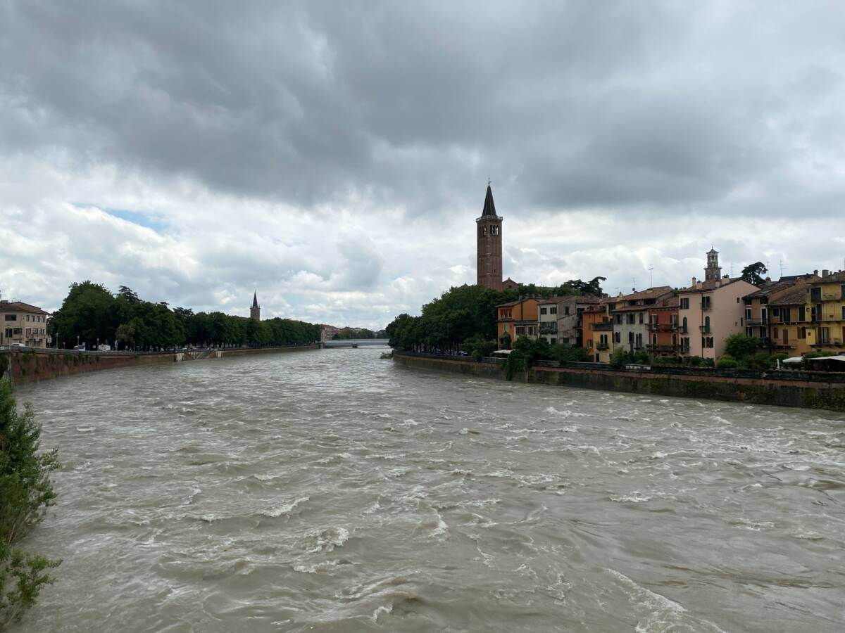 Adige maltempo temporale pioggia meteo