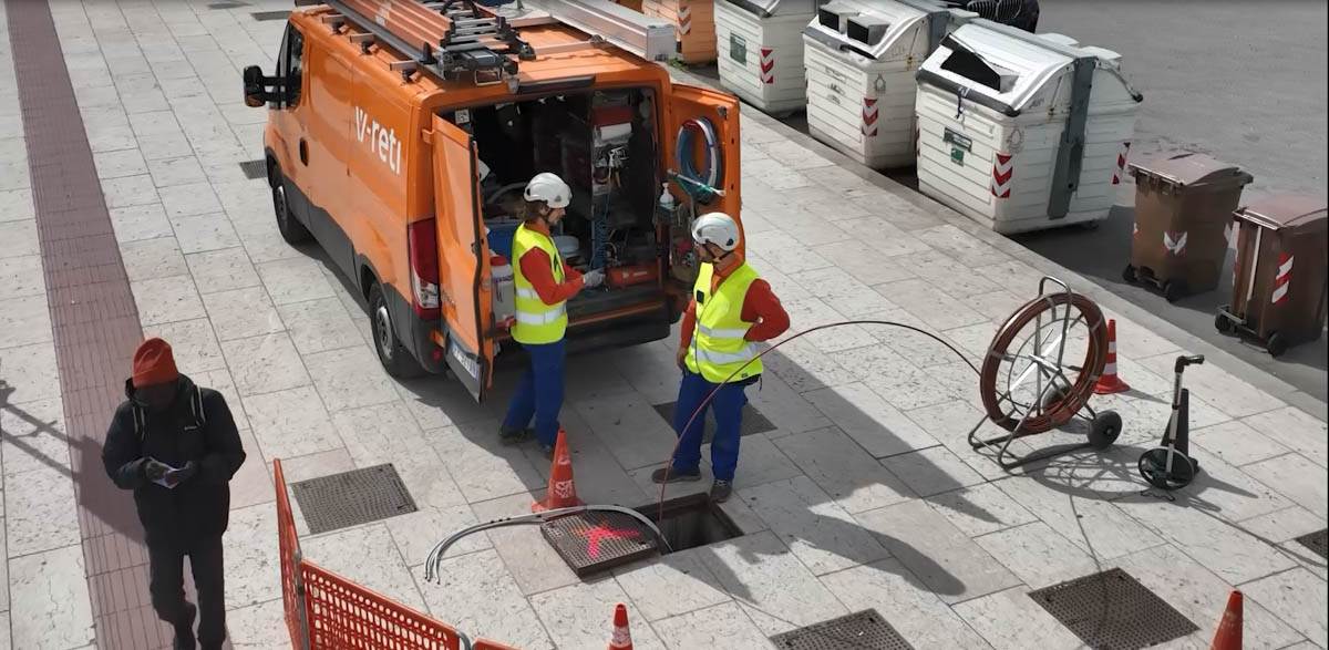 Agsm Aim - Lavori per papa Francesco a Verona (2)