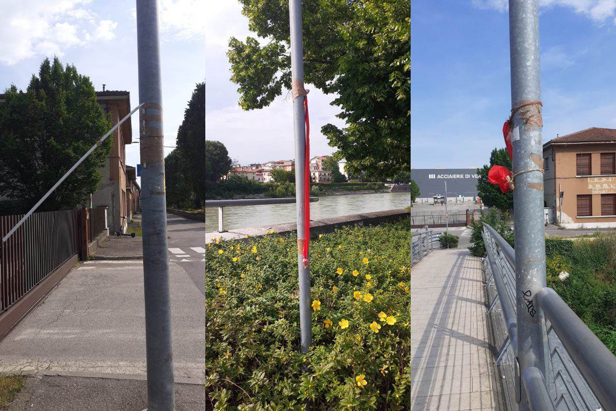 Cgil bandiere strappate galtarossa