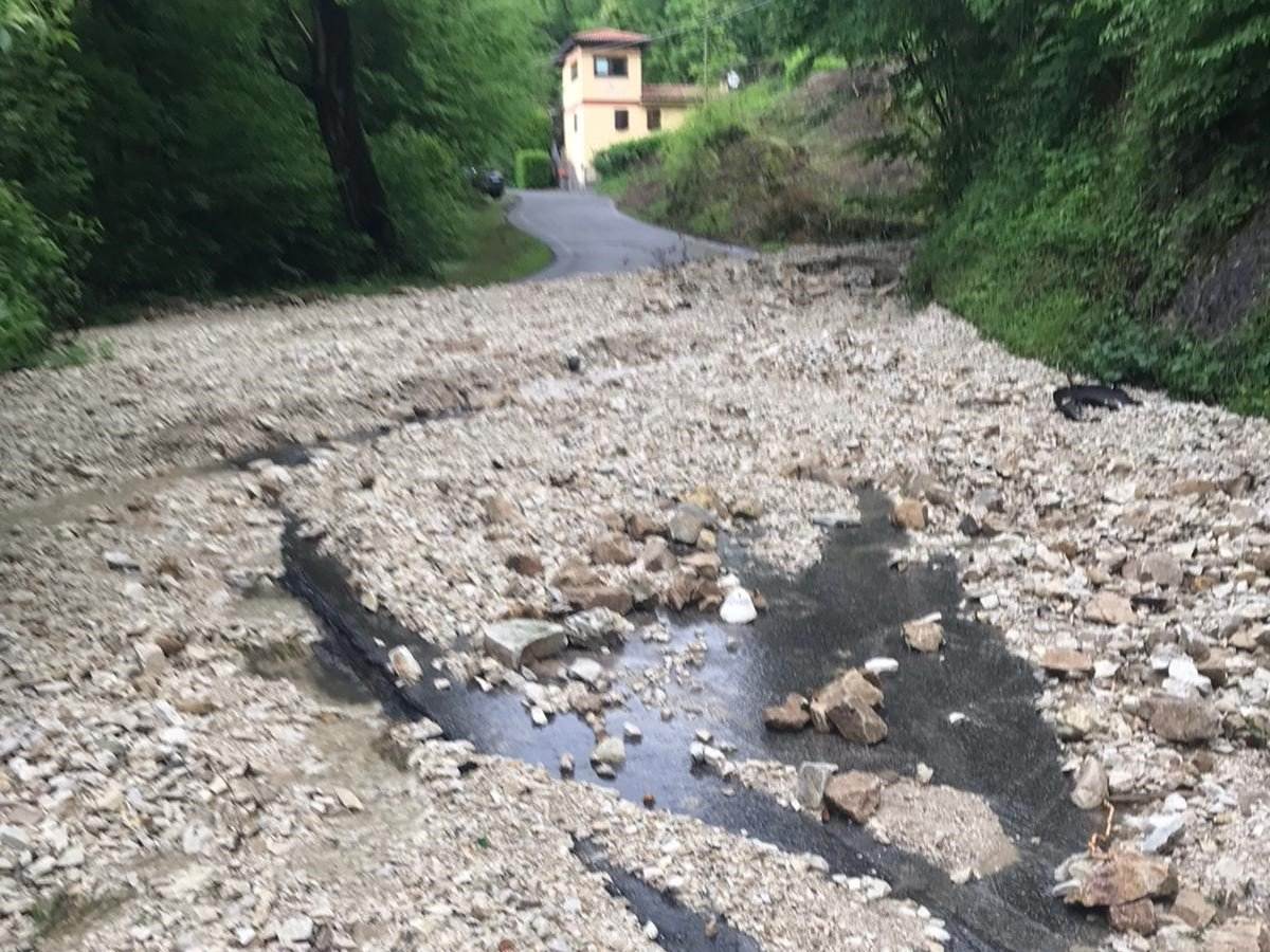 Maltempo Provincia di Verona - Sp 36b a Vestenanova