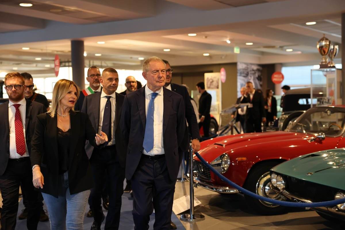 Museo Nicolis - Ministro Adolfo Urso e Silvia Nicolis