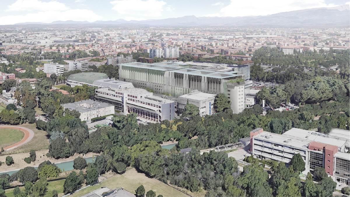 Ospedale Borgo Roma - Render miglioramento sismico