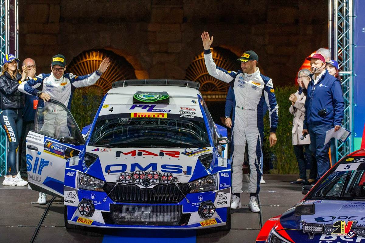 Rally Due Valli 2023 - I vincitori Albertini-Fappani (foto Time Foto)