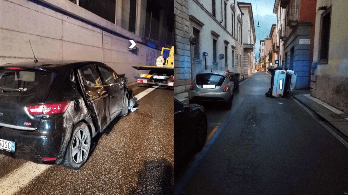 incidenti verona pioggia