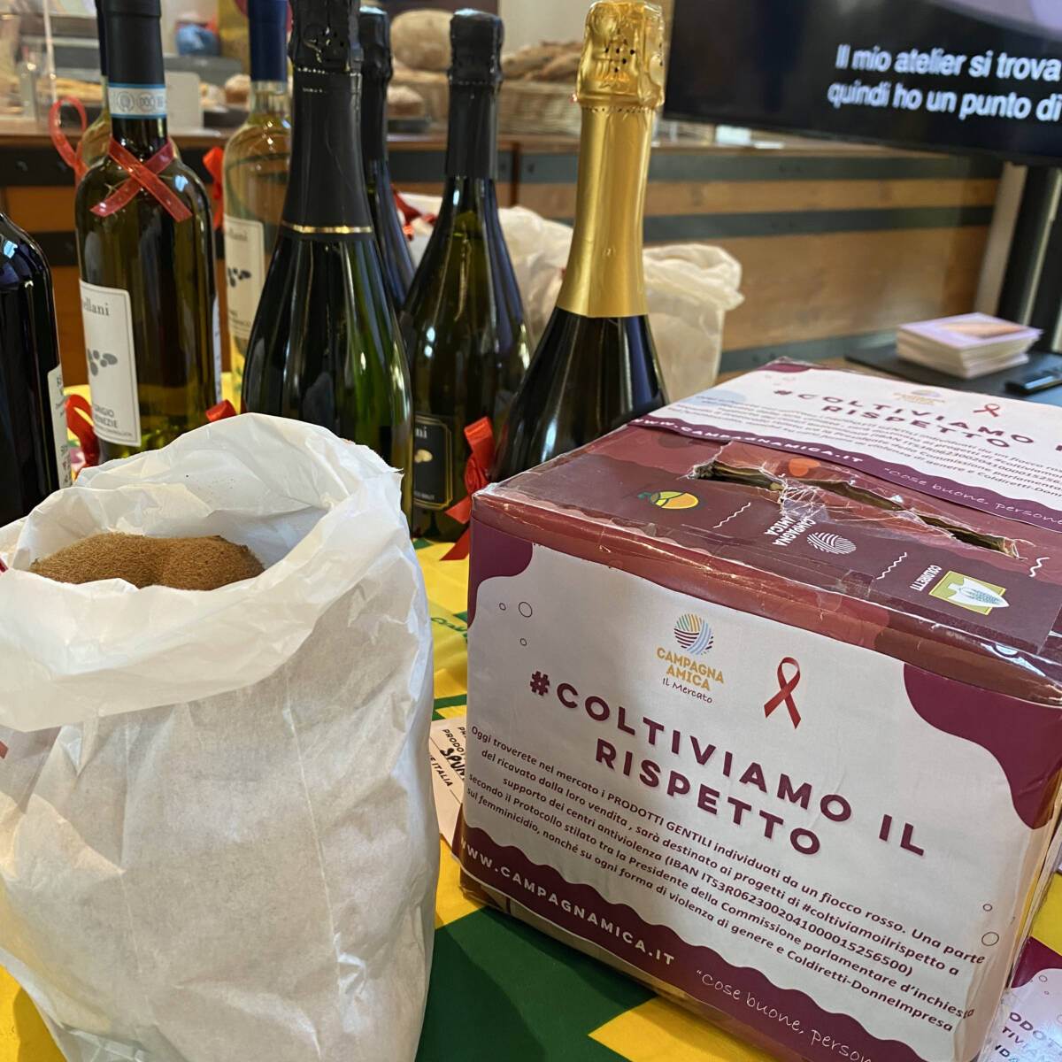 prodotti gentili violenza di genere mercato coperto coldiretti