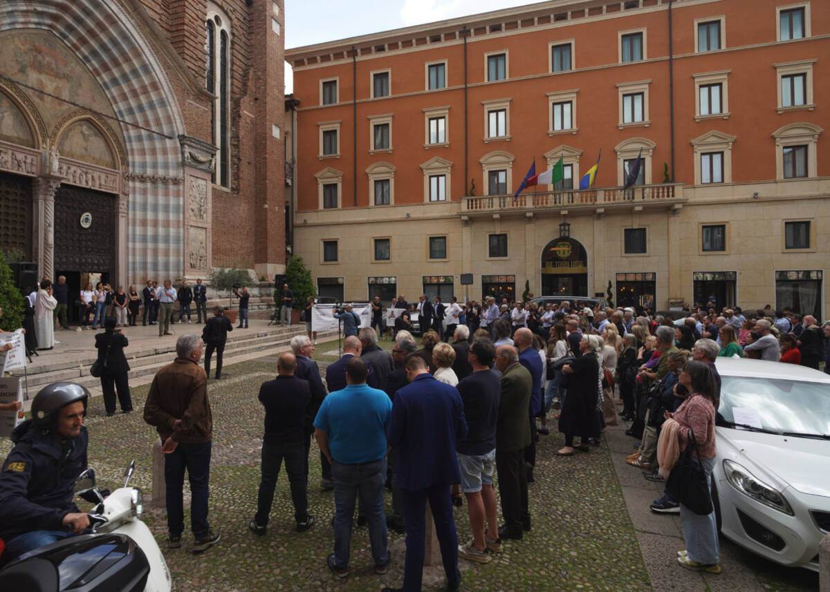 La manifestazione di sabato 25 maggio contro la chiusura della Ztl.