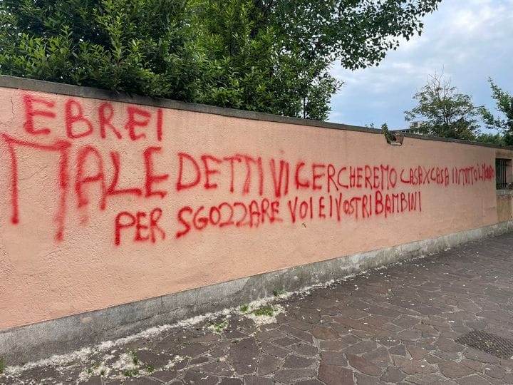 scritte antisemite venezia